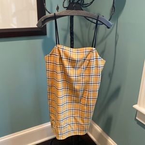 Urban Outfitters Plaid Dress NWT